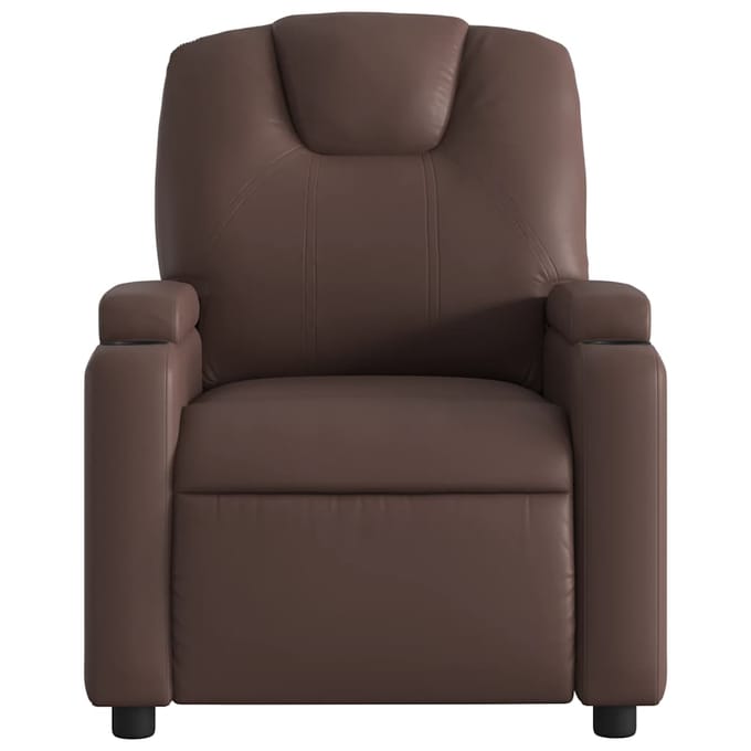 vidaXL - Fauteuil - verstelbaar - kunstleer - bruin