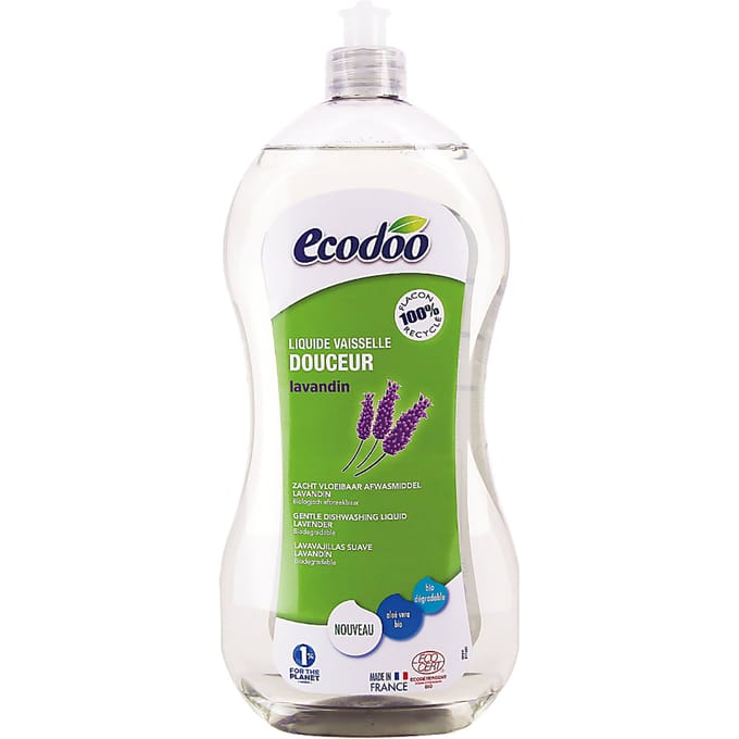Ecodoo Afwasmiddel vloeibaar zacht lavandin bio 1 Liter