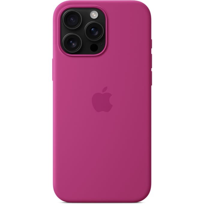 Apple Silicone Backcover MagSafe voor de Apple iPhone 16 Pro Max - Fuchsia