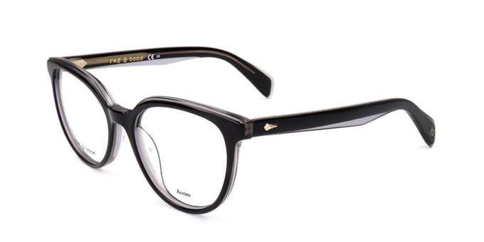 Rag & Bone RNB3029 Black grey 50/17/140 WOMAN Brilmonturen