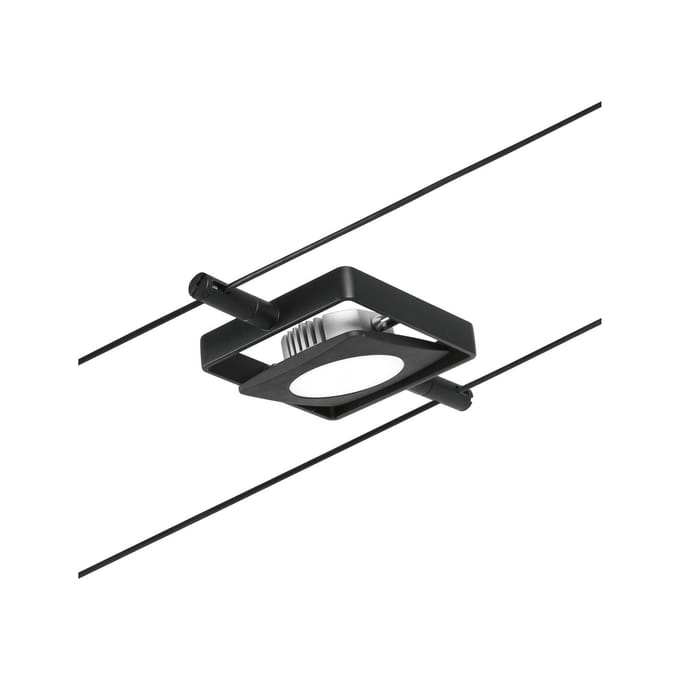 Paulmann 12V-kabelsysteem lamp 4.5 W LED Zwart (mat), Chroom