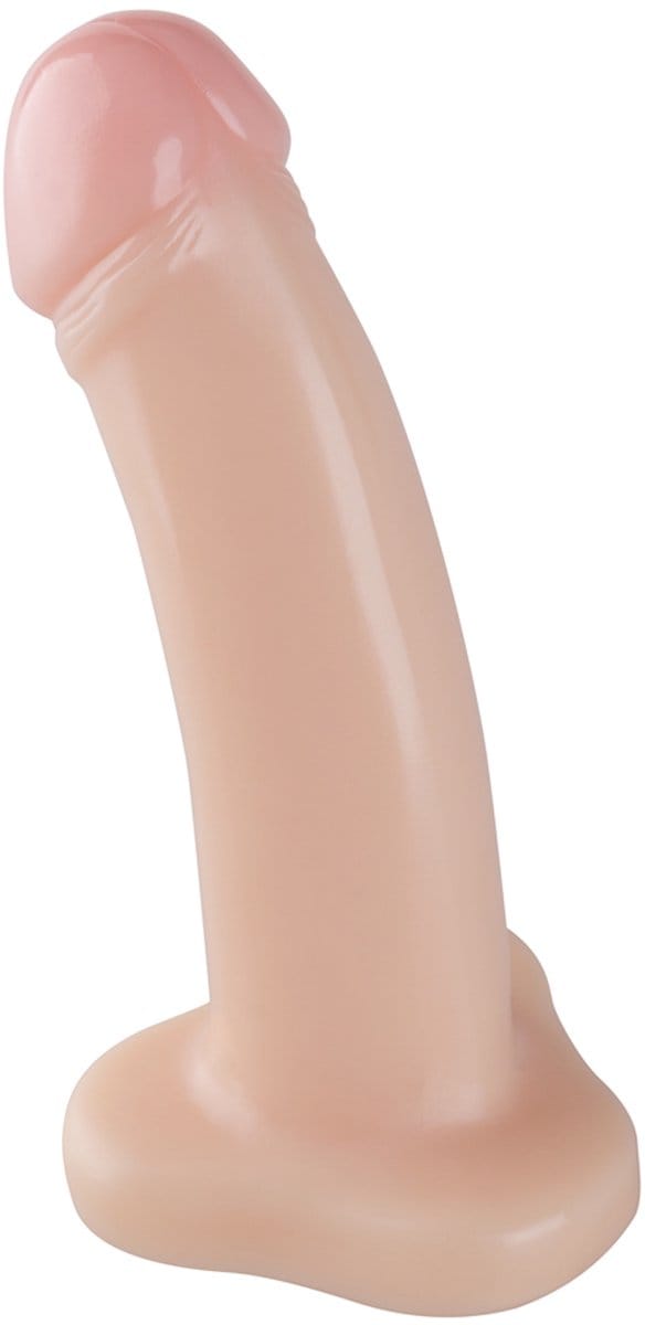 Deep Desire - PVC Dildo - 15 cm – Lichte Huidskleur