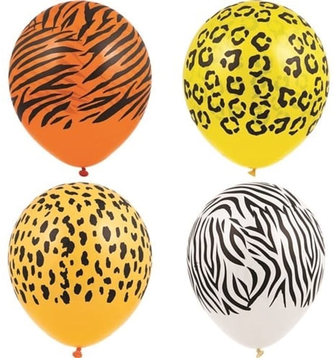 Ballonnen Set Party Animals Wild Ones (15st)