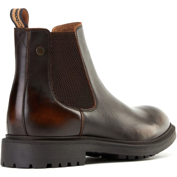 Base London Roebuck Leren Heren Bruine Boots