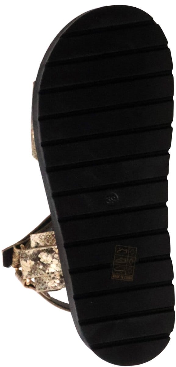 Joalice-sandalen met klittenband en plateauzool