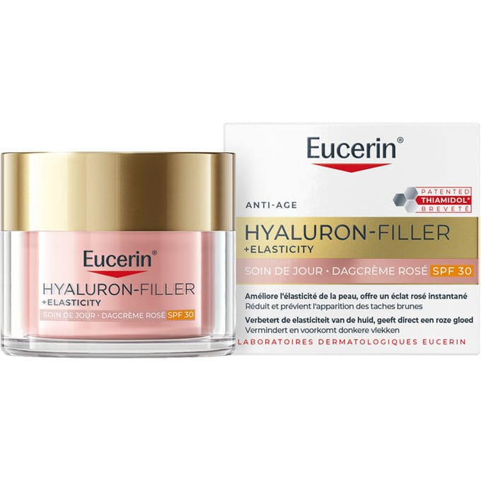 Eucerin Hyaluron-Filler + Elasticity Dagcrème Rose Anti Age SPF30 50 Ml