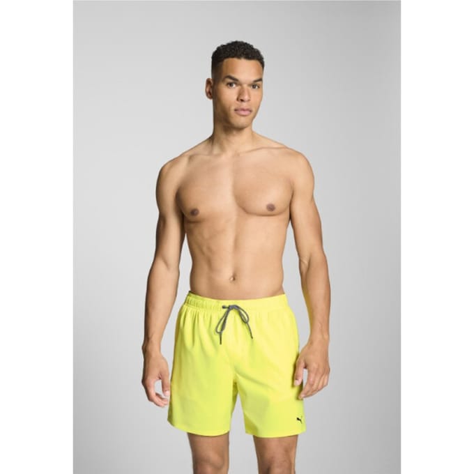 PUMA SWIM MEN MEDIUM LENGTH SWIM SHORTS 1P geel 100000031-041
