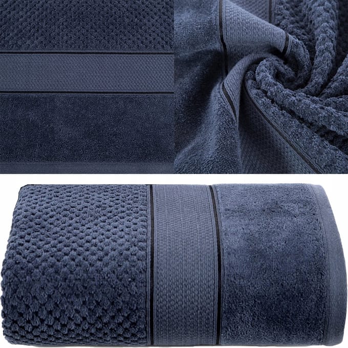 Luxe Katoenen Handdoek 30x50cm 500g/m² - Diepblauw