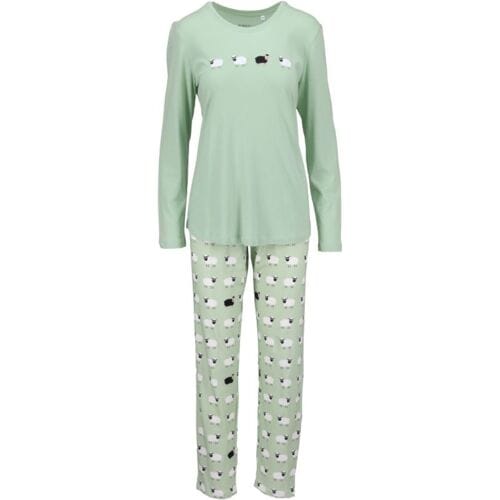 Ringella – Sheep Parade – Pyjama – 6511227 – Jade Green – Maat 42