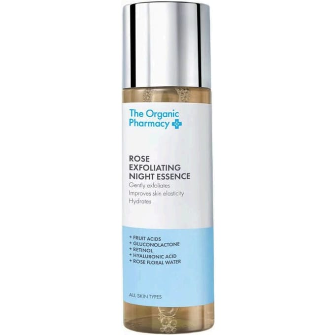The Organic Pharmacy Pharmacy Rose Exfoliating Night Essence - 150 ml.
