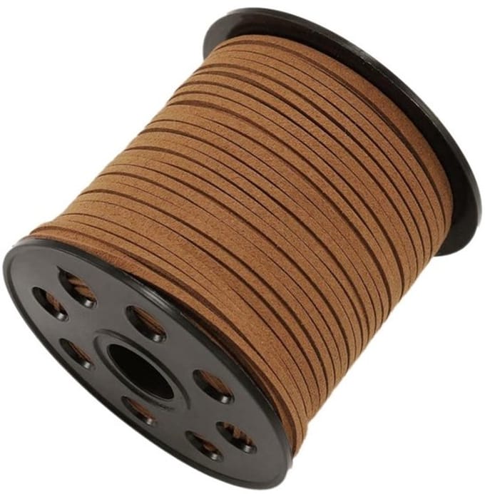 Vt products - Leren Koord - Kunstsuède - 4 Stuks van 10 Meter