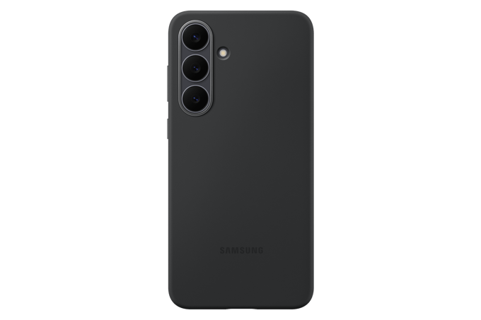 Samsung Samsung Silicone Cover fr Galaxy S25 FE Case Samsung Galaxy S25 FE Zwart