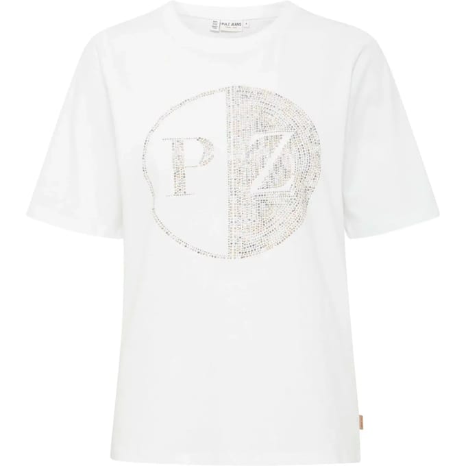Dames-T-shirt Pulz Jeans Ayla Logo
