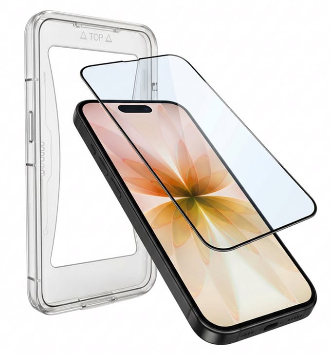 Screenprotector - Geschikt voor Apple iPhone 17 - Met Installatie Kit - Gehard Glas - Beschermglas - Tempered Glass - Screen Protector