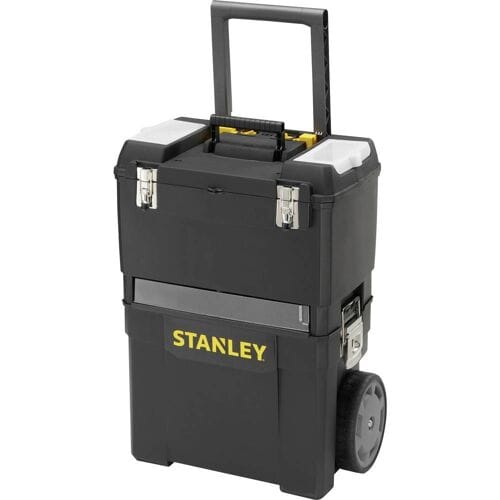 STANLEY 1-93-968 Stanley Mobile Work Centre - Koffer mit Rollen Gereedschapskist (leeg) Zwart