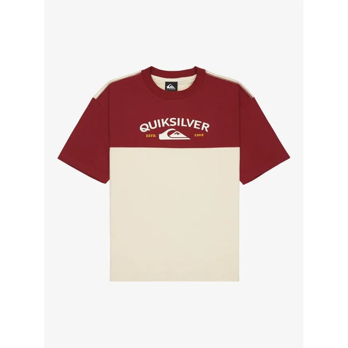 Quiksilver Knowledge Aera T-shirt Met Korte Mouwen Rood 16 Years Jongen
