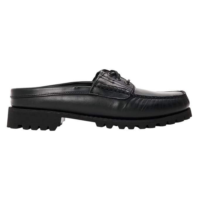 Timberland Leren moc-toe-muiltjes voor heren van Vibram (Zwart)