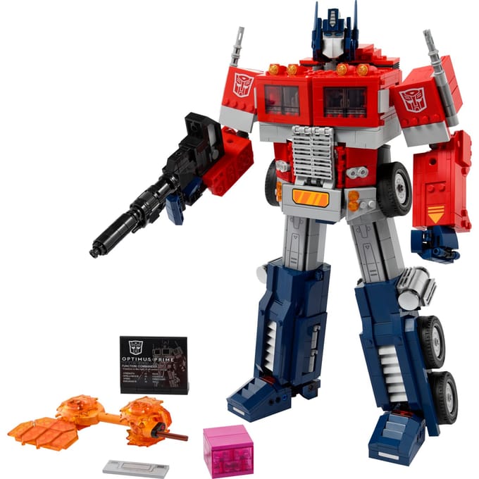 LEGO Icons Optimus Prime Transformers 2-in-1 Modelbouw Set voor Volwassenen - 10302