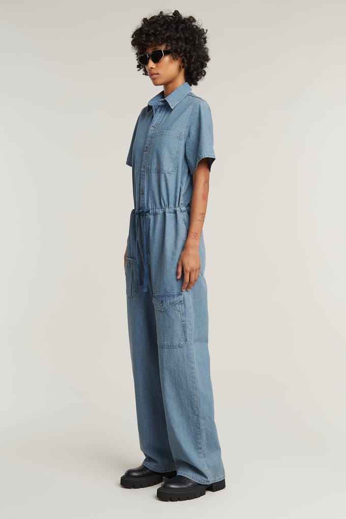 G-Star Easy Jumpsuit Faded Breeze Größe: M | Jumpsuits Outlet | Damen