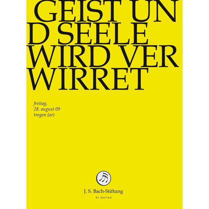 Chor & Orchester Der J.S. Bach-Stiftung, Rudolf Lutz - J.S. Bach: Geist Und Seele Wird Verwirre (DVD)