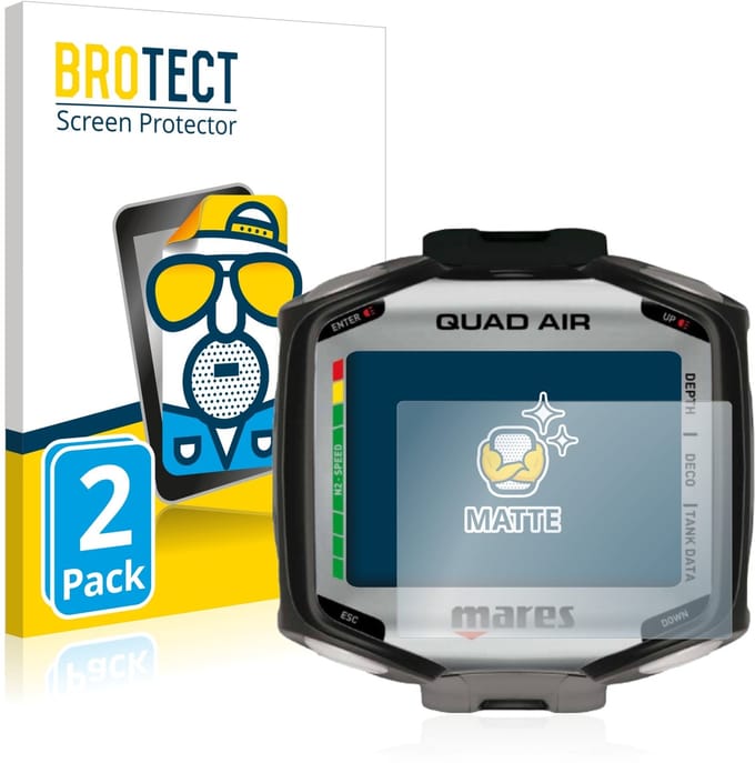 BROTECT - Screenprotector voor Mares Quad Air - Folie Beschermfolie matte 2 Stuks