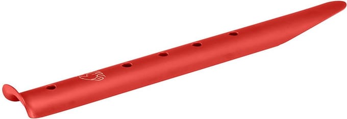 Nordisk Aluminium Snow&sand Pinnen 6 Eenheden Rood