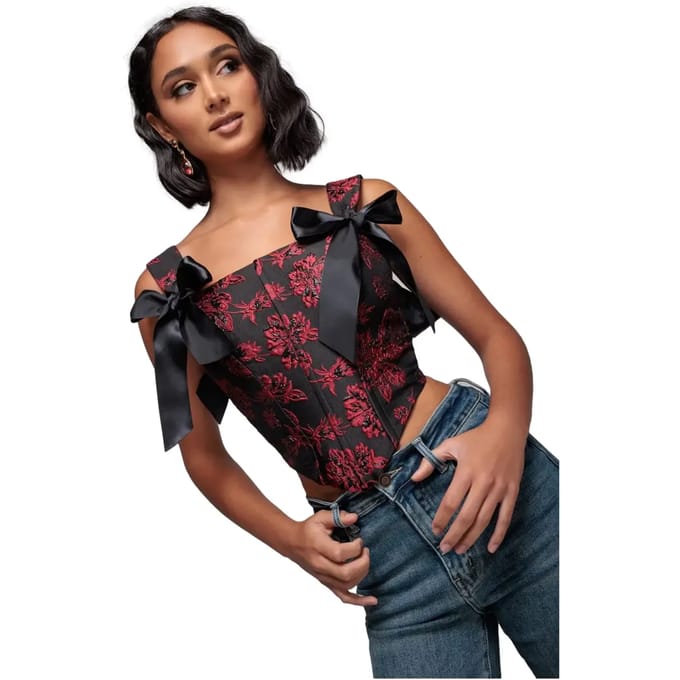 Corset met afneembare schouderbandjes vrouw Goddiva
