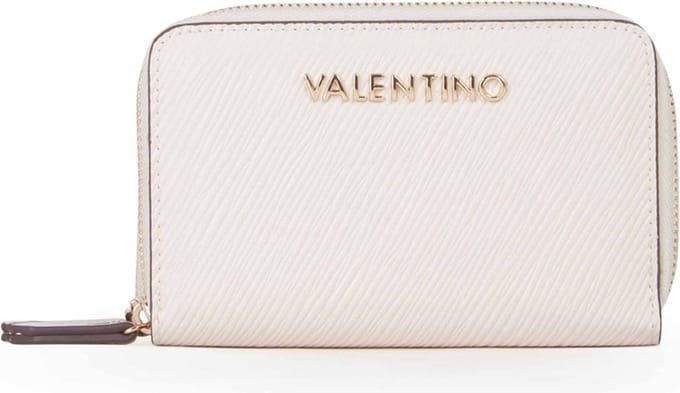 VALENTINO Portemonnee Posillipo Zip Around Wallet Ecru Beige