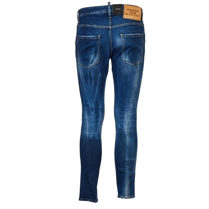 Dsquared2 Skater Jean Marineblauwe Denim Broek