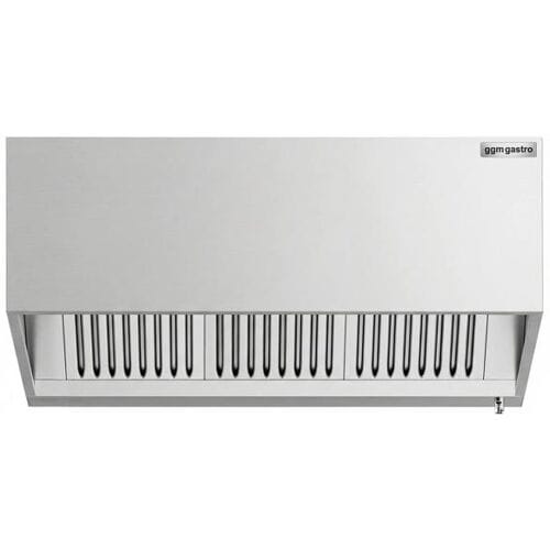 GGM Gastro Induktions-Kastenhaube - 1600mm - ohne Motor - mit Filter & Licht