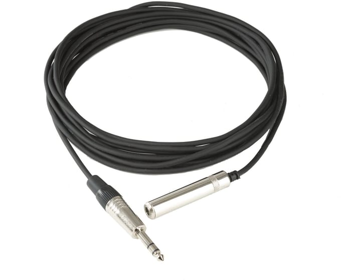 MUSIC STORE koptelefoonverl.jack 6,3/ jack 6,3 6m - Audio kabel