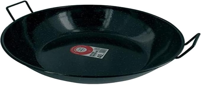 Grote geëmailleerde braadpan met deksel voor alle warmtebronnen