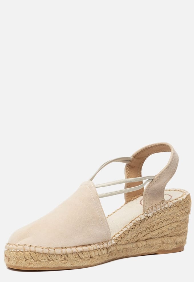 Toni Pons Tremp Espadrilles beige Suede - Dames - Maat 37