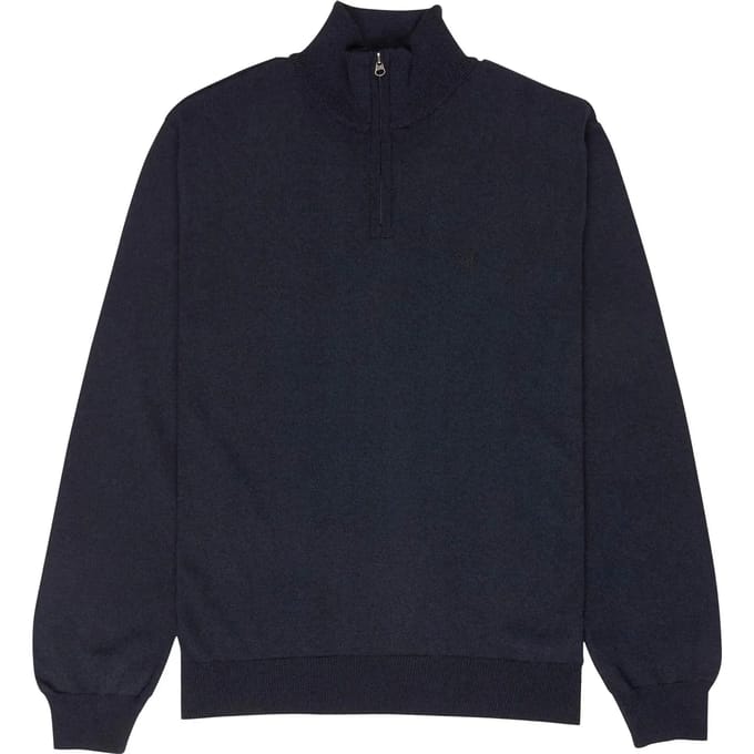 Sweater met ritskraag Element Icon Embroidery