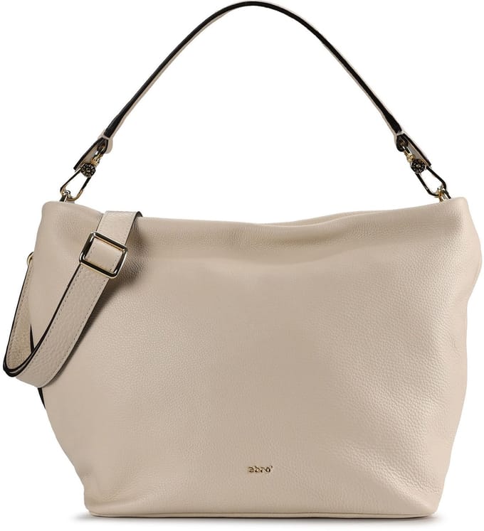abro Ebony Schoudertas Leder 38 cm - Dames - beige