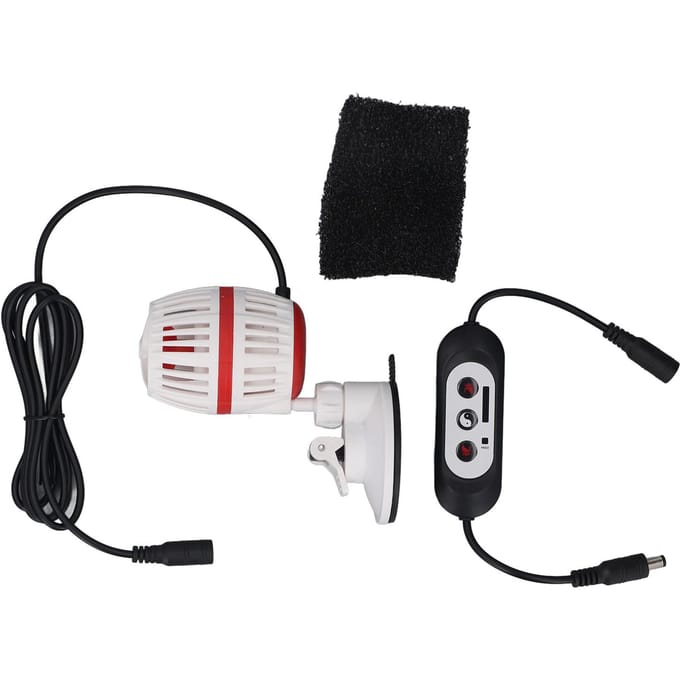 Aquarium Circulatiepomp Variabele Frequentie Stille Dompelbare Golfmakerpomp voor Aquarium Wit wit