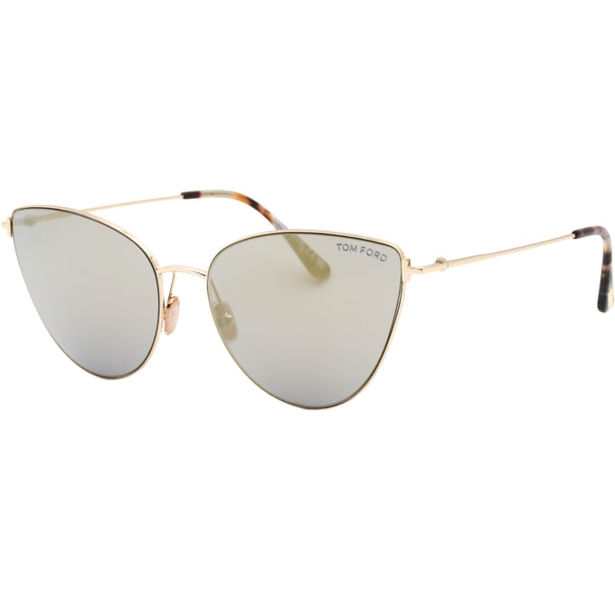 Tom Ford FT1005 28B Anais-02 glanzende ros�gouden zonnebril