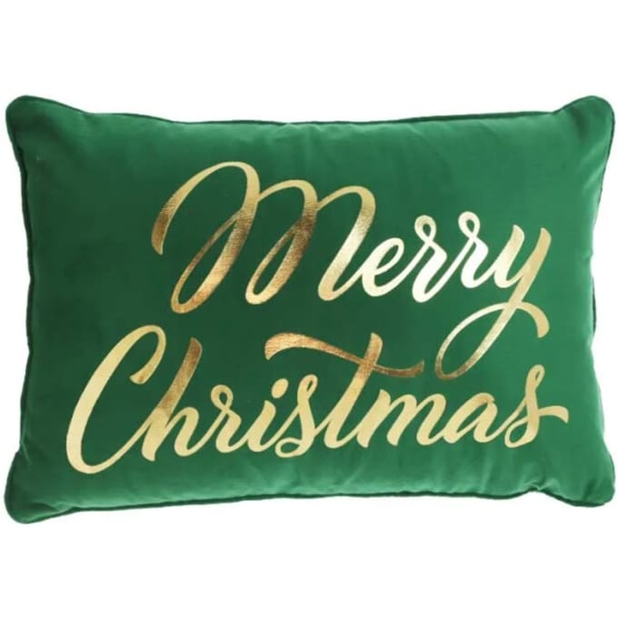 Unique Living - Sierkussen Merry Dark Green - 40x60cm
