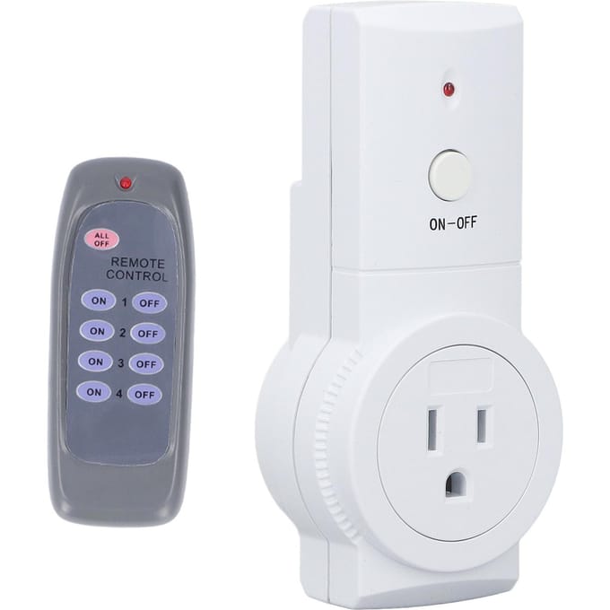 Prise de courant télécommandée Réceptacle pour lumière climatiseur