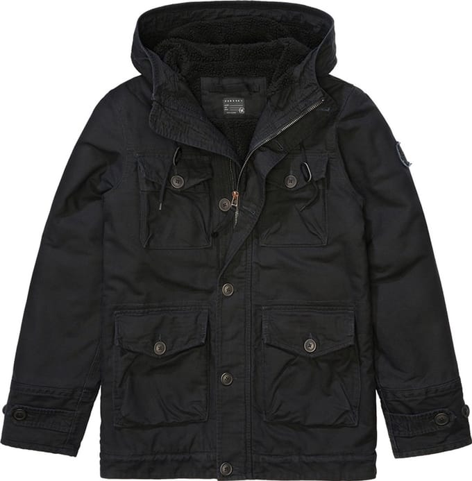 Forvert Observer Lange jassen zwart XL Katoen - Basics