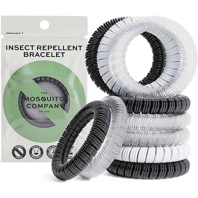 The Mosquito Co Anti Muggen Armband dubbele kleur - assorti