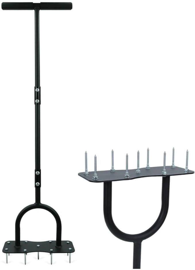 MRKK® Prikrol - Gazonbeluchter - Gras Beluchten - Gazon Beluchter - Zwart
