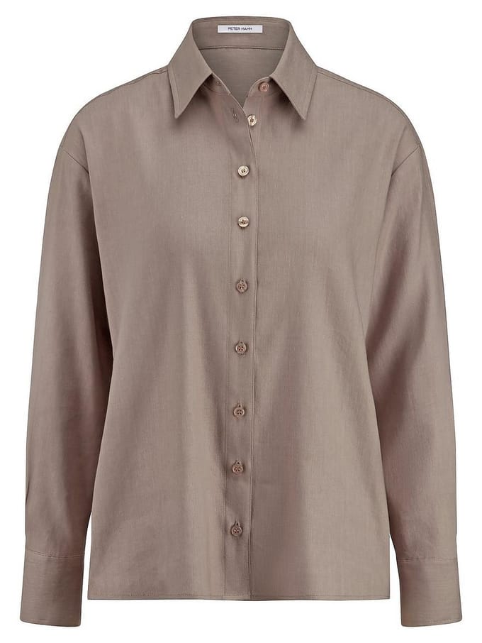 Lange blouse Van Peter Hahn beige