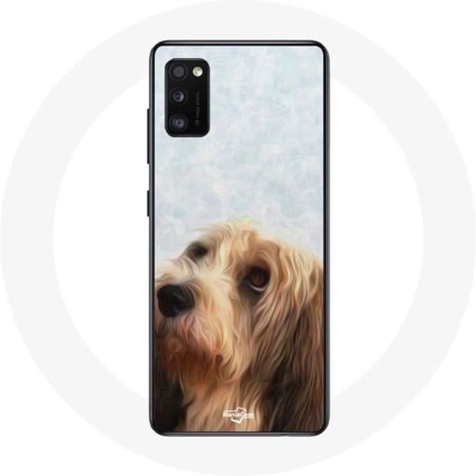 Coque - Samsung - Galaxy A41 - Souple - Noir - Petit basset griffon vendéen