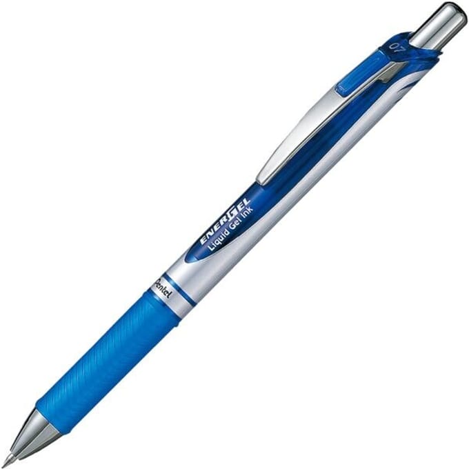 Gelschrijver Pentel BL77 Energel medium blauw