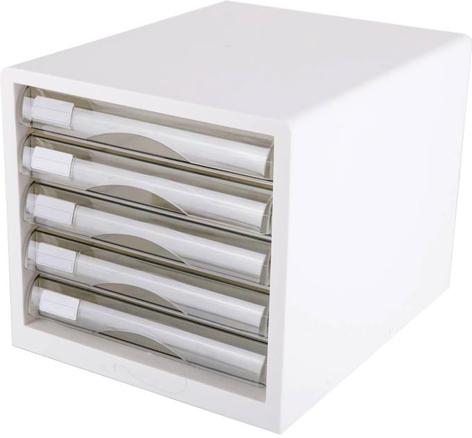 DELI D360202 Ladebox DIN A4 Aantal lades: 5