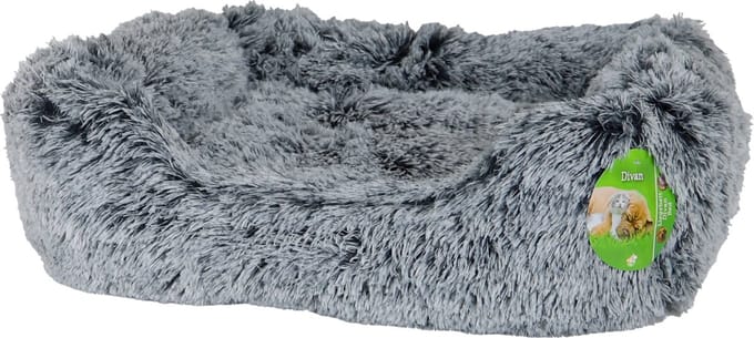 Boon divan fluffy 85x70cm arctic grey