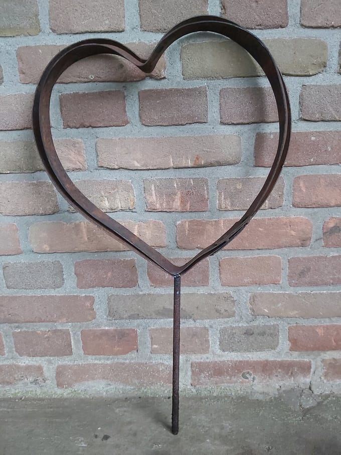 Duigen band ''HART'' on Stick (Small) / Valentijnsdag / Moederdag / Cadeau / Sinterklaas / Kerst