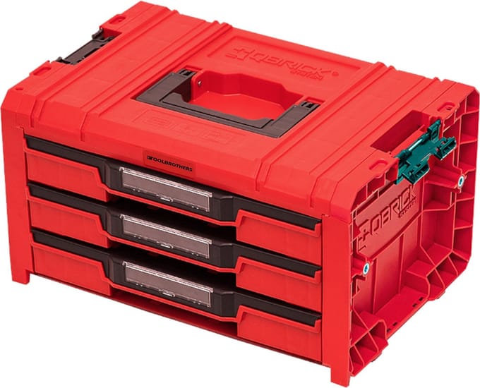 Toolbrothers RHINO L Drawer 3 ULTRA Organize+ met drie laden + dozen IP54