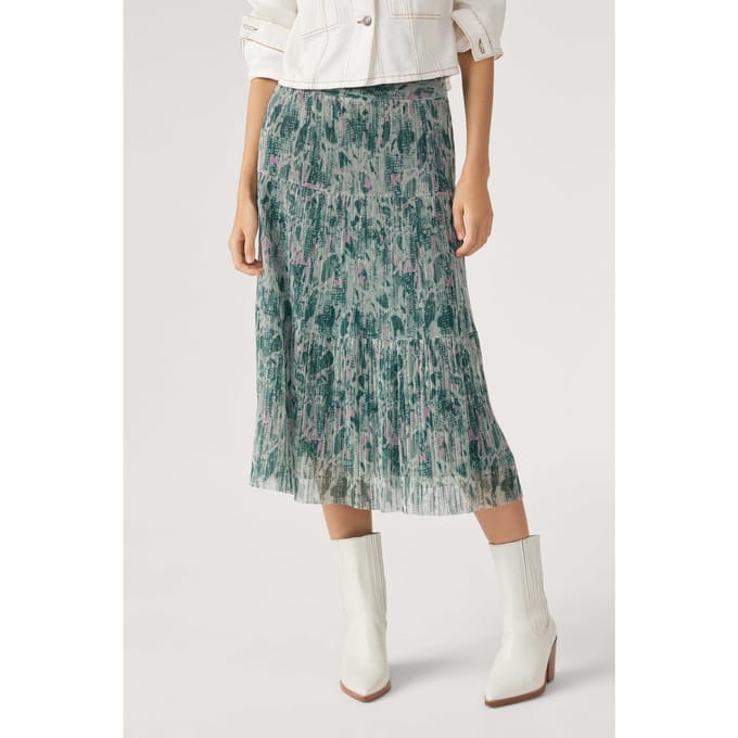 BA&SH Jupe Voly Vert Taglia: 42 | Minigonne Outlet | Donna